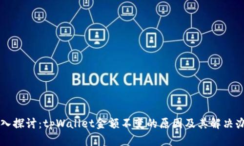 深入探讨：tpWallet金额不变的原因及其解决办法