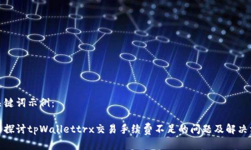 和关键词示例：

深入探讨tpWallettrx交易手续费不足的问题及解决方案