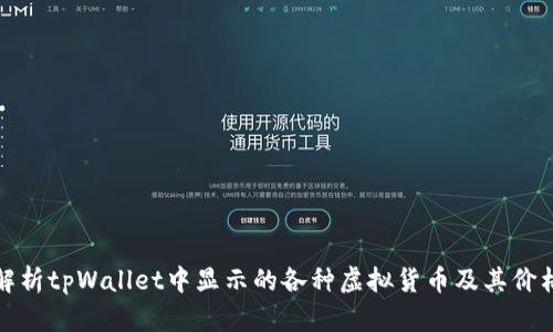 全面解析tpWallet中显示的各种虚拟货币及其价格概况